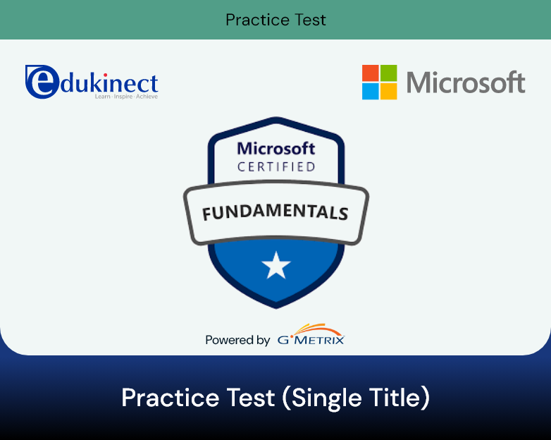 GMetrix Practice Test for Microsoft Certified Fundamentals - Single Title